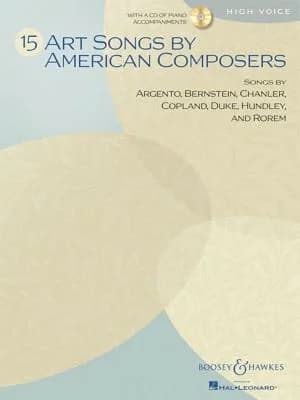 Cover of 15 Art Songs by American Composers