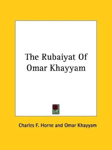 Cover of The Rubaiyat Of Omar Khayyam