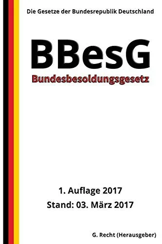 Cover of Bundesbesoldungsgesetz - BBesG, 1. Auflage 2017