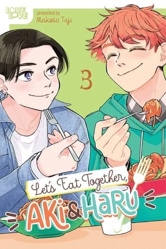 Cover of Let's Eat Together, Aki and Haru, Volume 3