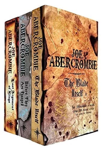 Cover of Joe Abercrombie First Law Series 3 Book Set The Blade Itself Before They Are Hanged Last Argument Of Kings
