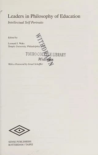 Cover of Leaders in Philosophy of Education