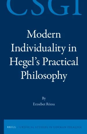 Cover of Modern Individuality in Hegel's Practical Philosophy