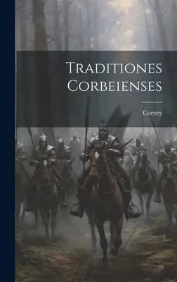 Cover of Traditiones Corbeienses
