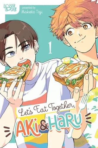Cover of Let's Eat Together, Aki and Haru, Volume 1