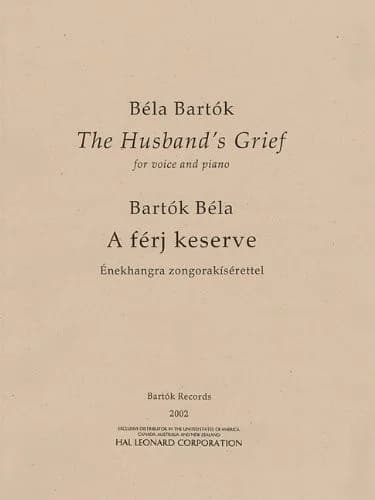 Cover of The Husband's Grief (a Ferj Keserve)