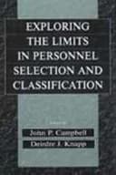 Cover of Exploring the Limits in Personnel Selection and Classification