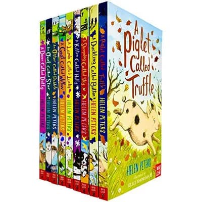 Cover of The Jasmine Green Series 9 Book Collection By Helen Peters A Piglet Called Truffle And A Duckling Called Button