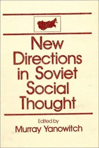 Cover of New Directions in Soviet Social Thought: An Anthology