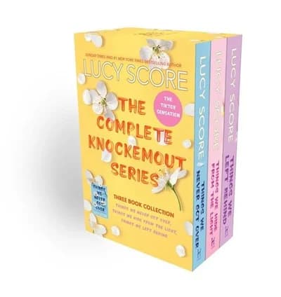 Cover of The Knockemout Series Box Set by Lucy Score Includes All Three Novels