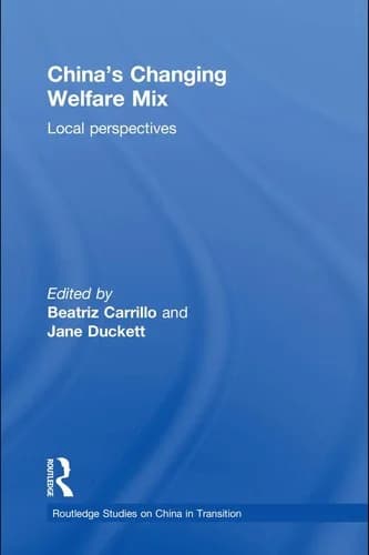 Cover of China's Changing Welfare Mix