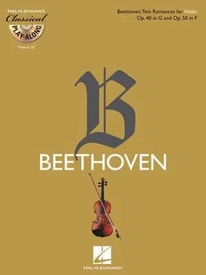 Cover of Two Romances for Violin, Op. 40 in G & Op. 50 in F