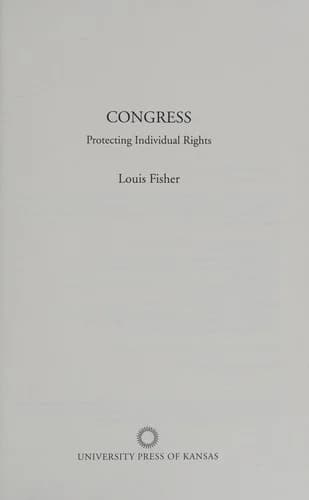 Cover of Congress