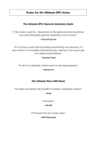 Cover of The Ultimate RPG Villain Backstory Guide