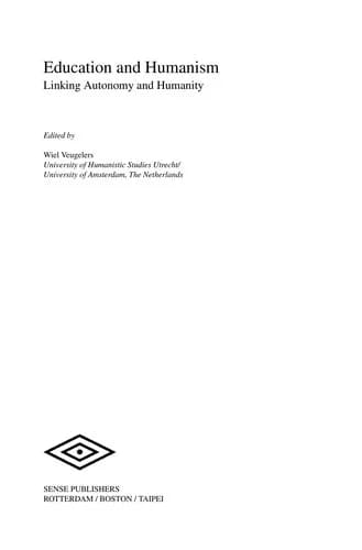 Cover of Education and Humanism