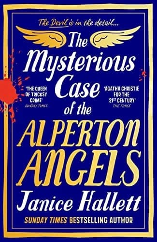 Cover of The Mysterious Case Of The Alperton Angels Mystery Thriller Hardcover Book UK Edition