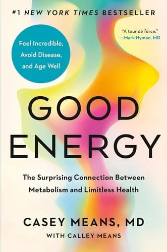 Cover of Good Energy By Dr. Casey Means Health Nonfiction Book