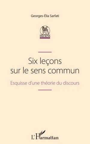 Cover of Six leçons sur le sens commun