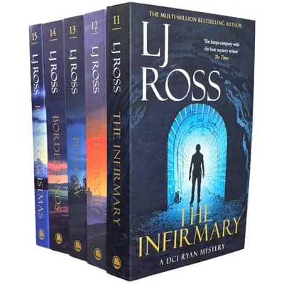 Cover of The DCI Ryan Mysteries 5 Book Collection Volume 11-15 The Infirmary The Moor Penshaw Borderlands Ryan's Christmas