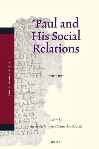 Cover of Paul and His Social Relations