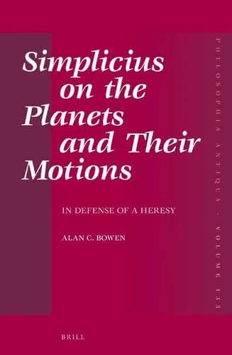 Cover of Simplicius on the Planets and Their Motions