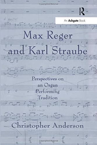 Cover of Max Reger and Karl Straube