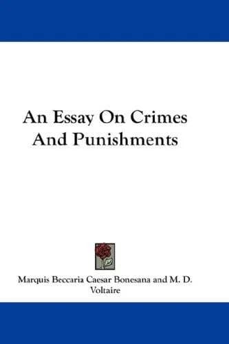 Cover of An Essay On Crimes And Punishments