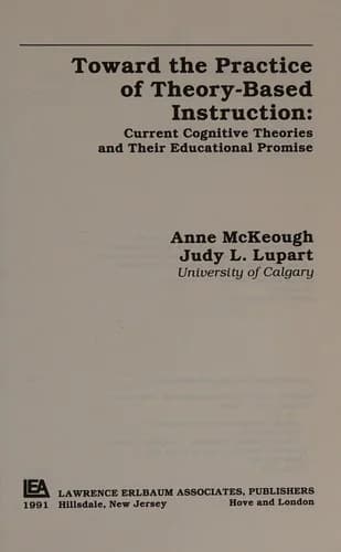 Cover of Toward the Practice of theory-based Instruction
