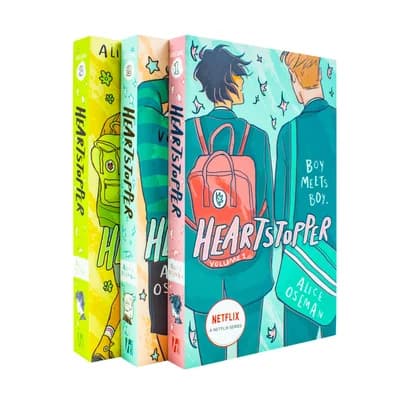 Cover of Heartstopper Series Volume 1-3 Books Collection Set
