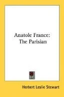 Cover of Anatole France