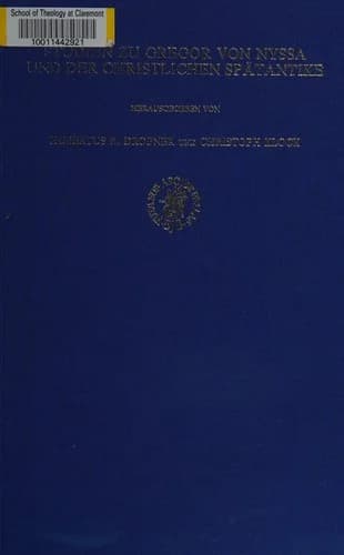 Studien zu Gregor von Nyssa und der christlichen Spätantike