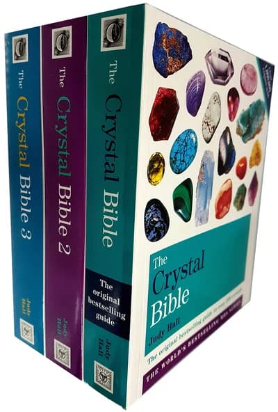 Cover of Judy Hall The Crystal Bible Volume 1-3 Books Shrink Wrapped Pack Collection set