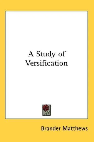 Cover of A Study of Versification