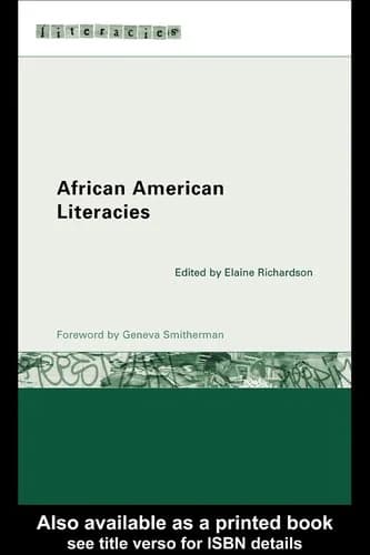 Cover of African American Literacies