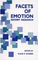 Cover of Facets of Emotion