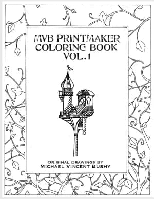 Cover of MVB Printmaker Coloring Book