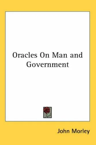 Cover of Oracles On Man and Government