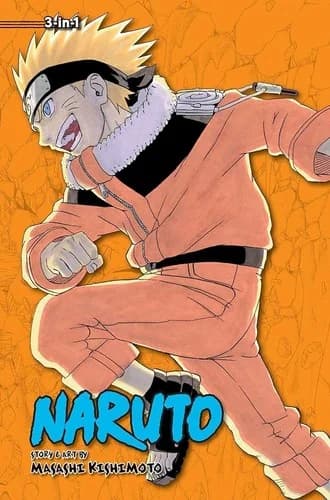 Cover of Naruto 3-in-1