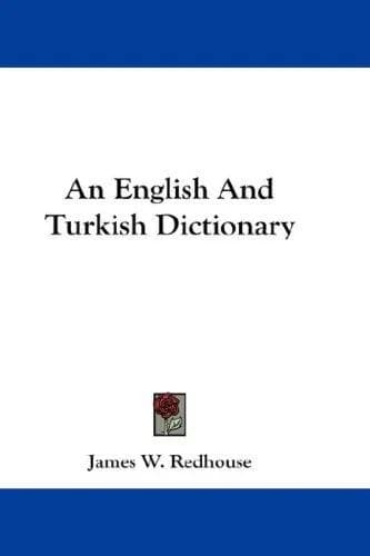 Cover of An English And Turkish Dictionary