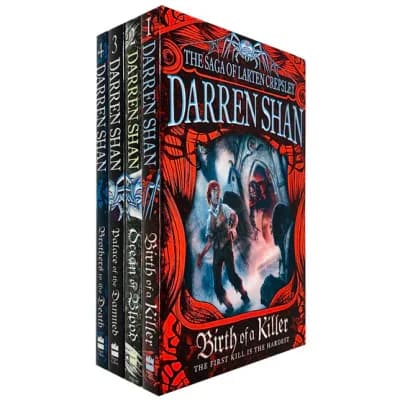 Cover of Darren Shan The Saga Of Larten Crepsley Series 4 Collection Complete Paperback Edition