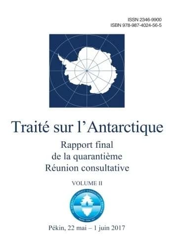 Cover of Rapport final de la Quarantième Réunion consultative du Traité sur l'Antarctique - Volume II