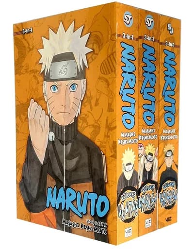 Cover of Naruto Omnibus Collection Volumes 46 47 48 49 50 51 52 53 54 By Masashi Kishimoto