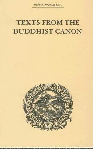 Cover of Texts from the Buddhist Canon