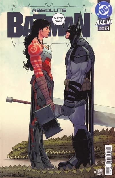 Cover of Absolute Batman #16 — Bat Out of Hell