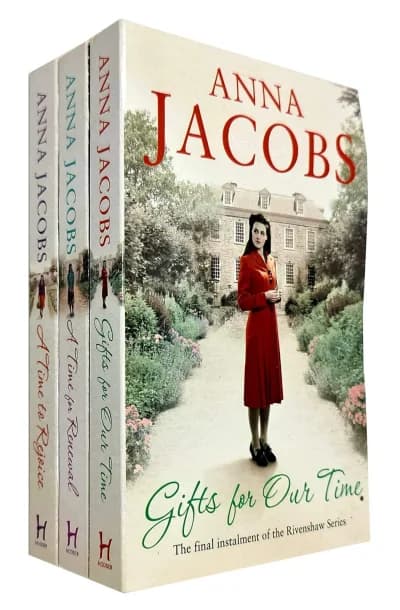Cover of Anna Jacobs Rivenshaw Saga Series 3 Books Collection Set A Time to Rejoice ,A Time for Renewal