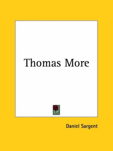 Cover of Thomas More