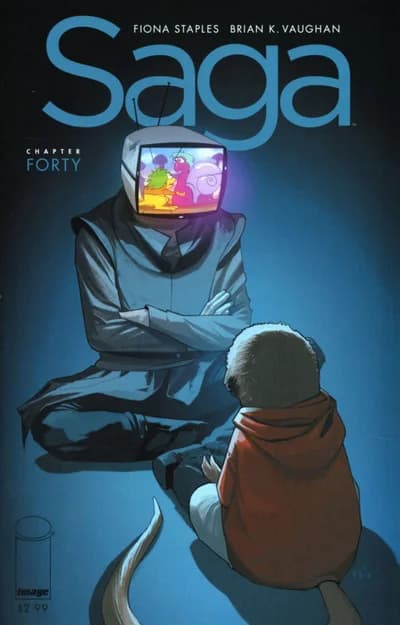 Cover of Saga #40 — The War For Phang Part Four