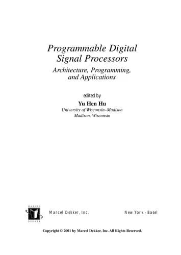 Cover of Programmable Digital Signal Processors