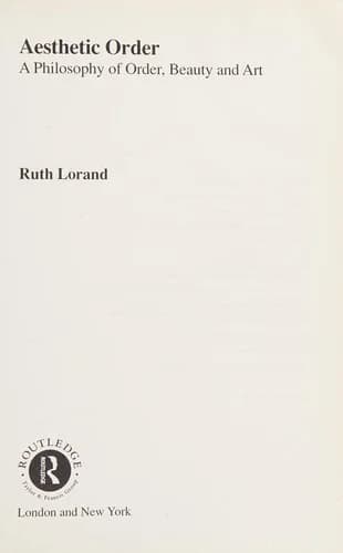 Cover of Aesthetic Order
