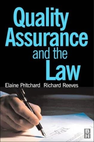 Cover of Quality Assurance and the Law